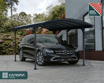 Palram-Canopia Vitoria 5000 16' x 10' Metal Carport-HG9130-Garage Giant 