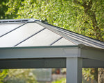 Palram-Canopia Dallas 4300 14' x 12' Gazebo - Gray/Gray-HG9142-Garage Giant 