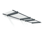 Palram-Canopia Nancy 4100 14' x 3' Awning - Gray/Clear-HG9557-Garage Giant 