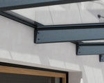 Palram-Canopia Sophia XL 4000 12' x 5' Awning - Gray/Clear-HG9544-Garage Giant 
