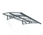 Palram-Canopia Amsterdam 2230 7' x 5' Awning - Gray/Clear-HG9576-Garage Giant 