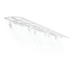 Palram-Canopia Bordeaux 6690 22' x 4' Awning - White/Clear-HG9585-Garage Giant 