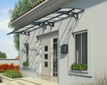 Palram-Canopia Herald 4460 Awning (Grey / Clear)-HG9581-Garage Giant 