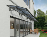 Palram-Canopia Herald 8920 29' x 5' Awning - Gray/Diffused Clear-HG9593-Garage Giant 
