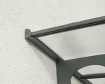 Palram-Canopia Herald 6690 Awning (Grey / Clear)-HG9582-Garage Giant 