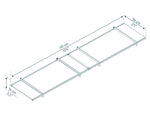 Palram-Canopia Nancy 4100 14' x 3' Awning - Gray/Clear-HG9557-Garage Giant 