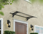 Palram-Canopia Neo 1350 Awning (Grey / Clear)-HG9570-Garage Giant 