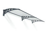 Palram-Canopia Neo 2360 8' x 3' Awning - Gray/Diffused Clear-HG9567-Garage Giant 