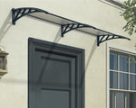 Palram-Canopia Neo 2360 8' x 3' Awning - Gray/Diffused Clear-HG9567-Garage Giant 