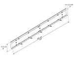 Palram-Canopia Nancy 2050 Awning Siding Kit - Black-HG9518-Garage Giant 