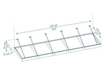Palram-Canopia Sophia XL 5000 15' x 5' Awning - Gray/Mist-HG9535-Garage Giant 