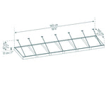 Palram-Canopia Sophia XL 6000 19' x 5' Awning - Gray/Mist-HG9536-Garage Giant 
