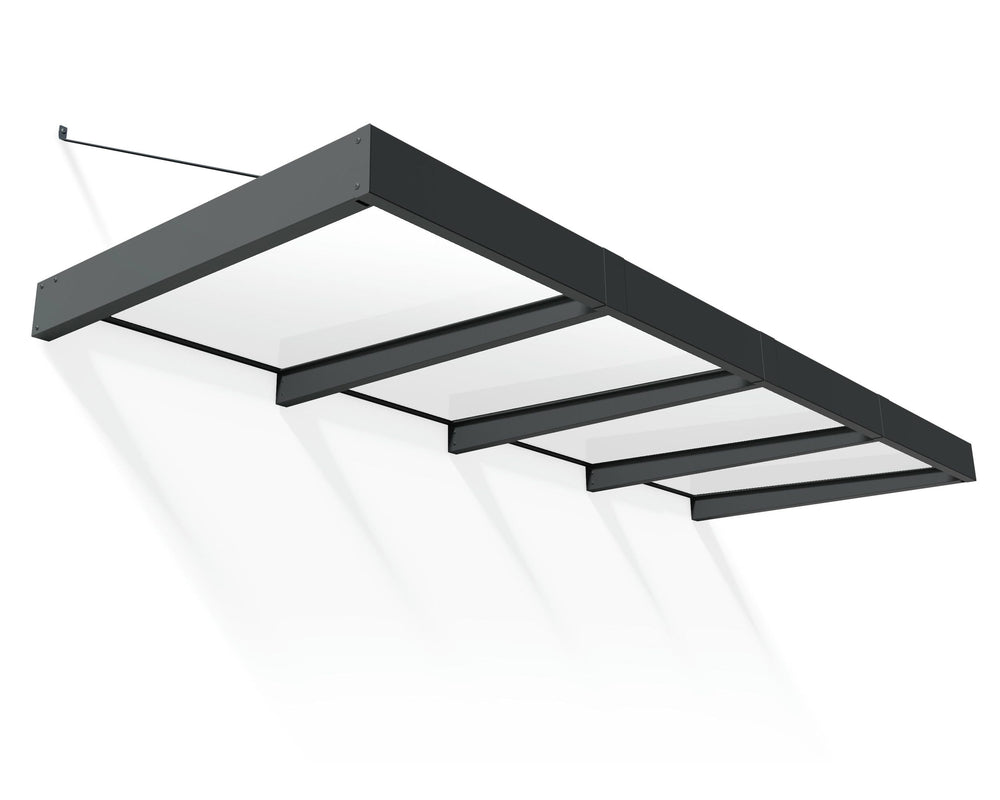 Palram-Canopia Sophia XL 4000 12' x 5' Awning - Gray/Mist-HG9534-Garage Giant