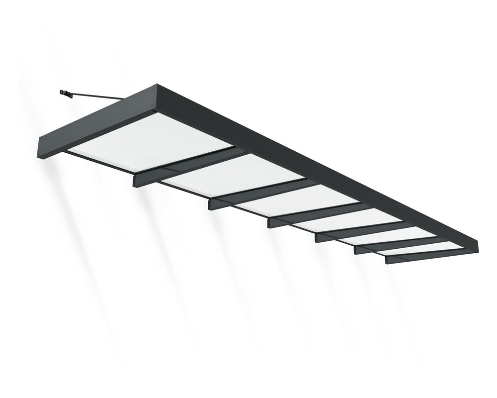 Palram-Canopia Sophia XL 6000 19' x 5' Awning - Gray/Mist-HG9536-Garage Giant