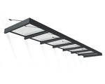 Palram-Canopia Sophia XL 7000 22' x 5' Awning - Gray/Clear-HG9552-Garage Giant 