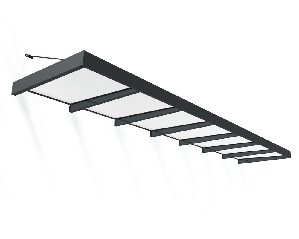 Palram-Canopia Sophia XL 7000 22' x 5' Awning - Gray/Mist-HG9537-Garage Giant