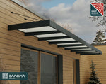 Palram-Canopia Sophia XL 8000 25' x 5' Awning - Gray/Mist-HG9538-Garage Giant 