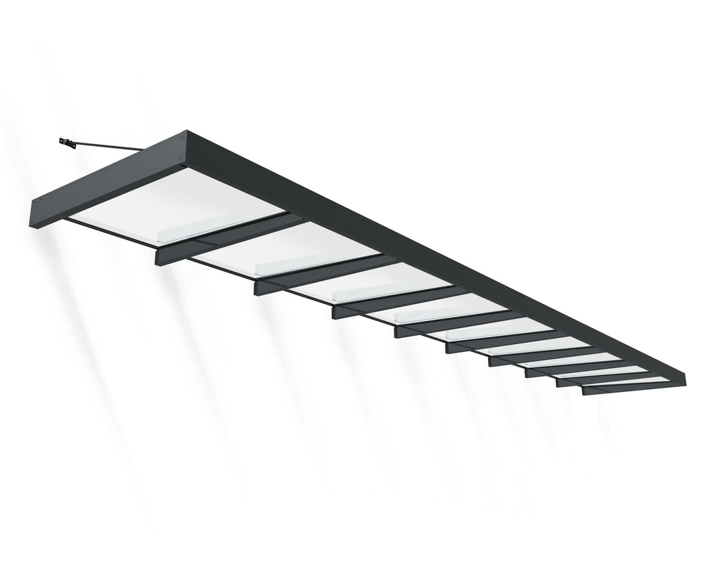 Palram-Canopia Sophia XL 9000 28' x 5' Awning - Gray/Mist-HG9539-Garage Giant