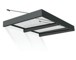 Palram-Canopia Sophia XL 2000 6' x 5' Awning - Gray/Clear-HG9542-Garage Giant 