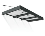 Palram-Canopia Sophia XL 3000 9' x 5' Awning - Gray/Clear-HG9543-Garage Giant 