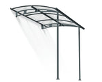 Palram-Canopia Vega 2000 Awning (Grey / Clear)-HG9565-Garage Giant 