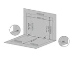 Palram-Canopia SanRemo 13' x 14' Patio Enclosure - Gray/Diffused Clear-HG9063-Garage Giant 