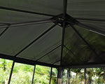 Palram-Canopia Ledro 10' x 10' Enclosed Gazebo w/screen doors - Gray-HG9191-Garage Giant 