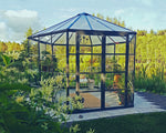Palram-Canopia Oasis Hex 12' Greenhouse - Gray-HG6005-Garage Giant 