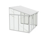 Palram-Canopia SanRemo 10' x 10' Patio Enclosure - White/White with Screen Doors (6)-HG9074-Garage Giant 