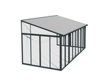 Palram-Canopia SanRemo 10' x 18' Patio Enclosure - Gray/Diffused Clear-HG9065-Garage Giant 