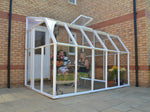 Palram-Canopia Sun Room 6' x 10' - White-HG7510-Garage Giant 
