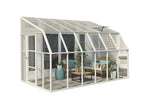 Palram-Canopia Sun Room 8' x 12' - White-HG7612-Garage Giant 