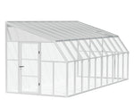 Palram-Canopia Sun Room 8' x 20' - White-HG7620-Garage Giant 