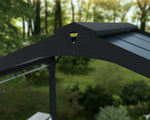 Palram-Canopia Austin 6' x 8' Grill Gazebo - Black/Gray-HG9177-Garage Giant 
