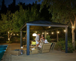 Palram-Canopia Dallas 4900 16' x 12' Gazebo - Gray/Gray-HG9145-Garage Giant 