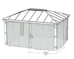 Palram-Canopia Dallas 4900 12' x 16' Netting Set-HG2009-Garage Giant 