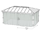 Palram-Canopia Dallas 6100 12' x 20' Netting Set-HG2010-Garage Giant 