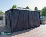 Palram-Canopia Martinique 4300 Gazebo Curtain Set - 4 Piece-HG1061-Garage Giant 