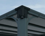Palram-Canopia Milano 4300 10' x 14' Gazebo - Gray/Bronze-HG9173-Garage Giant 