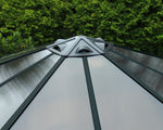 Palram-Canopia Monaco Hexagon Garden Gazebo (Grey / Bronze)-HG9160-Garage Giant 