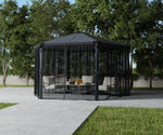 Palram-Canopia Roma/Monaco Gazebo Netting set - 6 Piece-HG1058-Garage Giant 