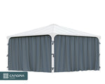Palram-Canopia Palermo 4300 Gazebo Curtain set - 4 Piece-HG1062-Garage Giant 