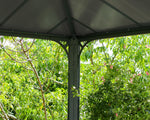 Palram-Canopia Palermo 3000 10' x 10' Gazebo (Grey / Bronze)-HG9150-Garage Giant 