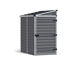 Palram-Canopia SkyLight 4' x 6' Lean-To Storage Shed (Grey)-HG9600T-Garage Giant 