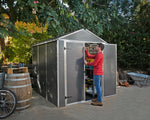 Palram-Canopia Rubicon 6' x 8' Shed - Gray-HG9708GY-Garage Giant 
