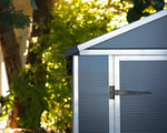 Palram-Canopia Rubicon 6' x 8' Shed - Gray-HG9708GY-Garage Giant 