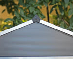 Palram-Canopia Rubicon 6' x 8' Shed - Gray-HG9708GY-Garage Giant 
