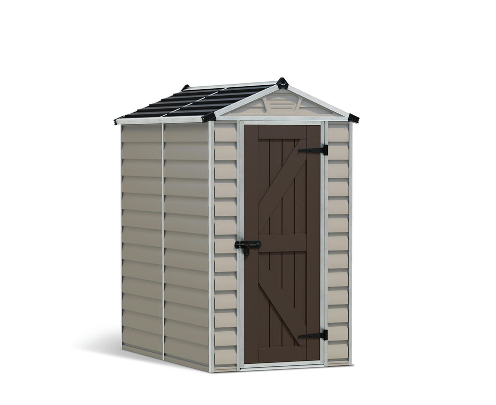 Palram-Canopia SkyLight 4' x 6' Shed - Tan-HG9604T-Garage Giant