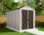 Palram-Canopia SkyLight 6' x 10' Storage Shed (Tan)-HG9610T-Garage Giant 