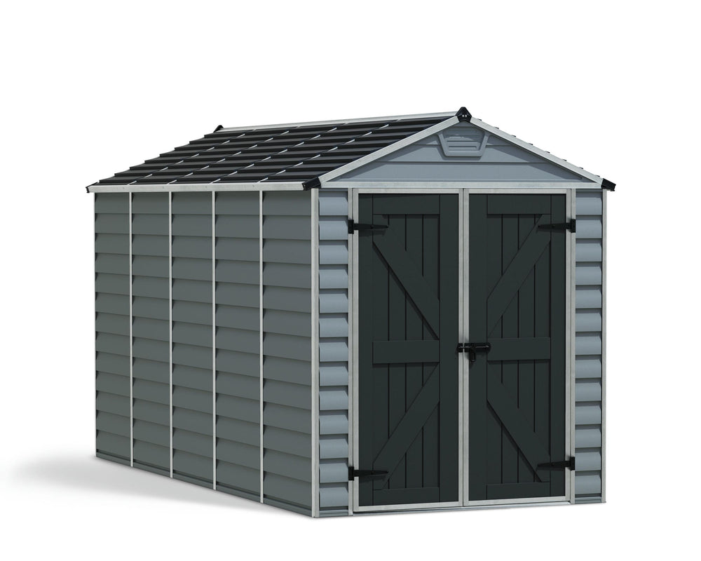 Palram-Canopia SkyLight 6' x 12' Shed - Gray-HG9612GY-Garage Giant
